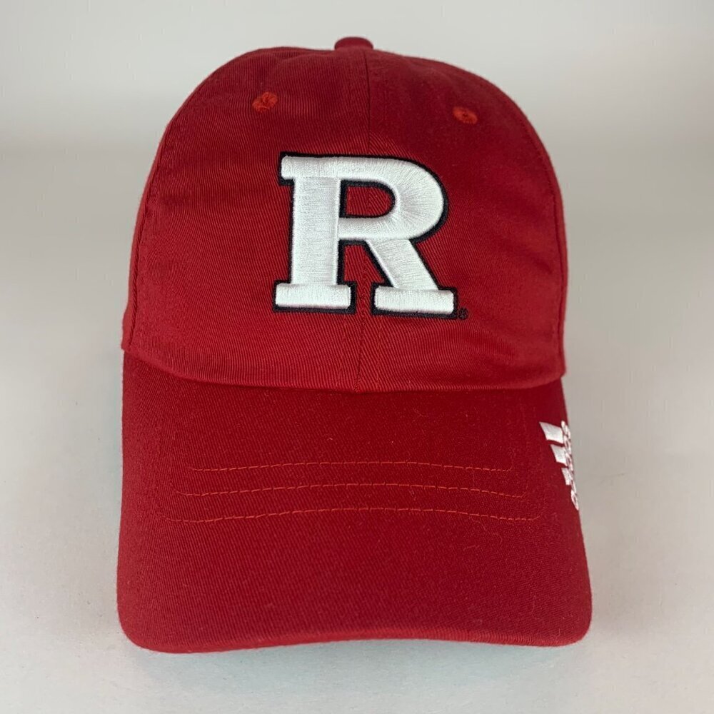 Rutgers Scarlet Knights NCAA Red Adidas Relaxed Fit Strapback Adjustable Hat - Picture 2 of 5